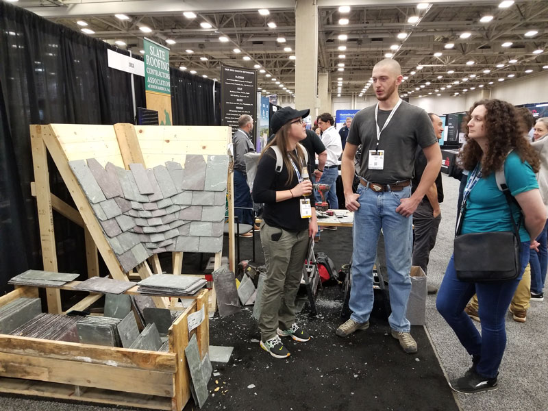 Dominic Nave at the SRCA IRE 2023 booth in Dallas, Texas